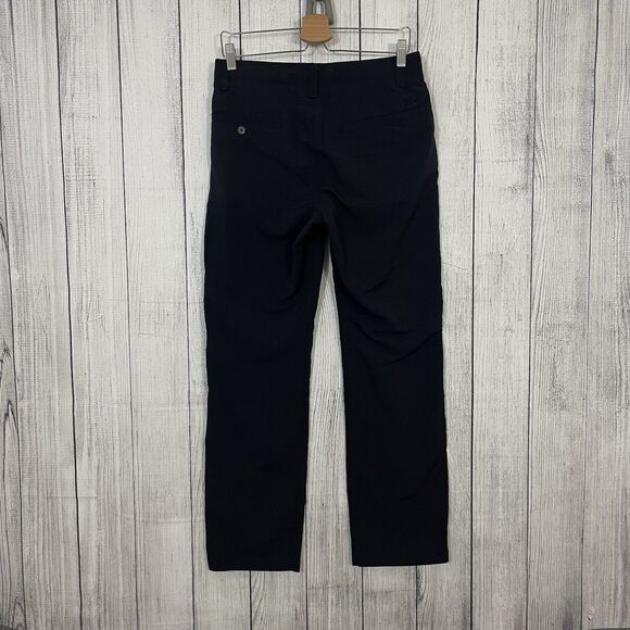 Under Armour Men's W32 x L30 Black Moisture Wicking Flat Front Golf Chino Pants - Picture 8 of 8